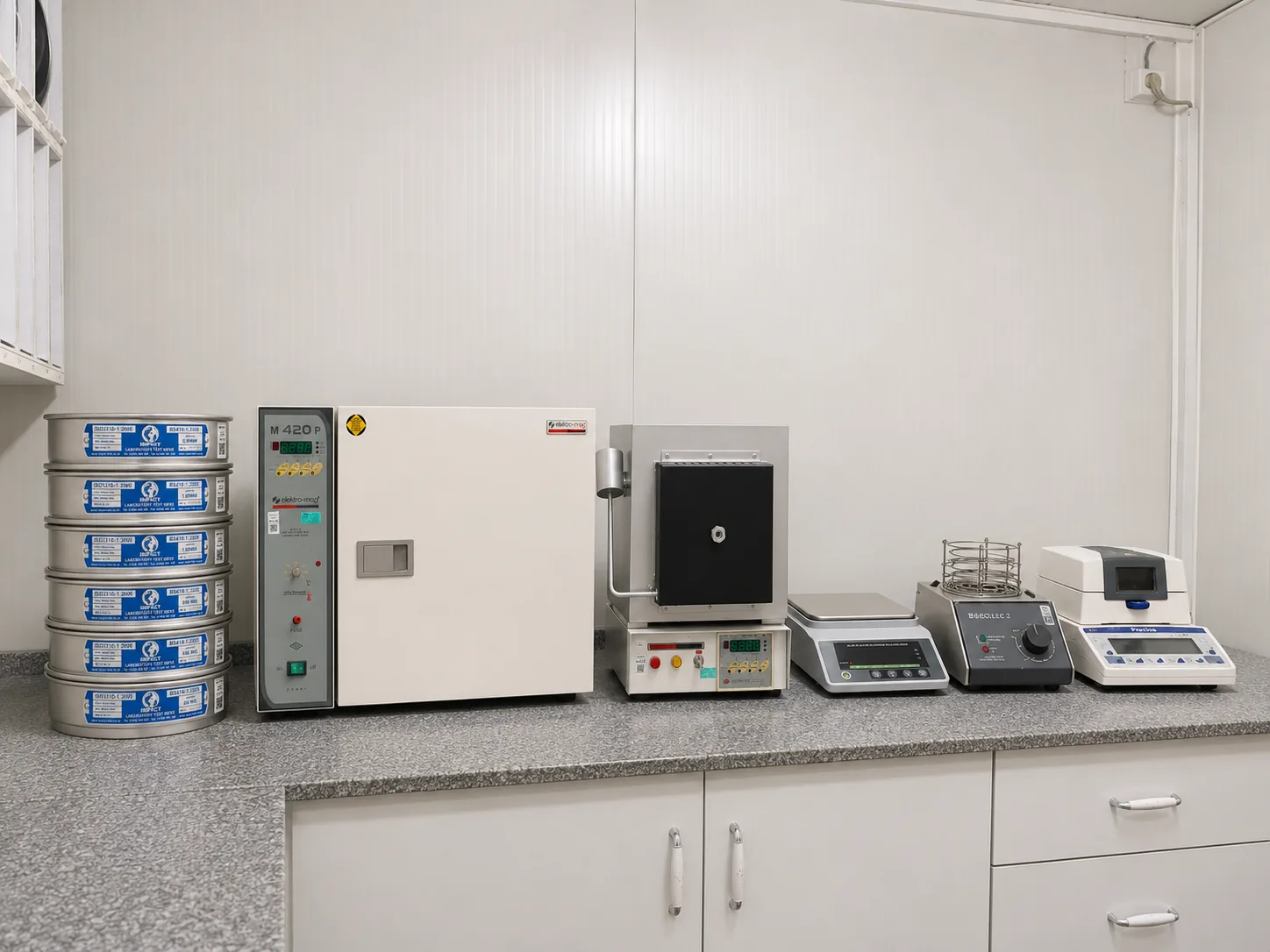 Standard Sand akredite laboratuvarı — Tekirdağ Ergene